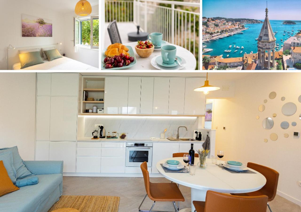 Jesliving Hvar - 2 Bedroom Elegant Apartment With Sea View In Historic Center Of 赫瓦尔 外观 照片